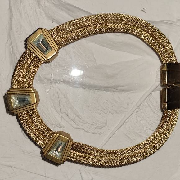 1980s Vintage Monet Statement Collar Necklace - Picture 7 of 12